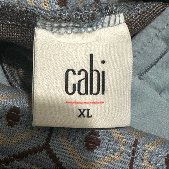 CAbi Tessera Cropped Pants in Blue and Gray - Picture 5 of 5